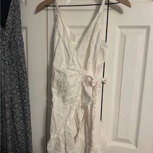 Betsey Johnson White Wrap Swim Cover-Up